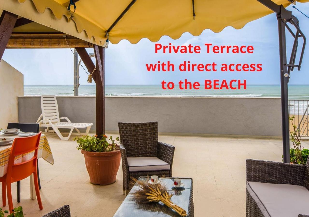 Arisa -Terrazza Privata 60 Mq Sulla Spiaggia Donnalucata  Ngoại thất bức ảnh